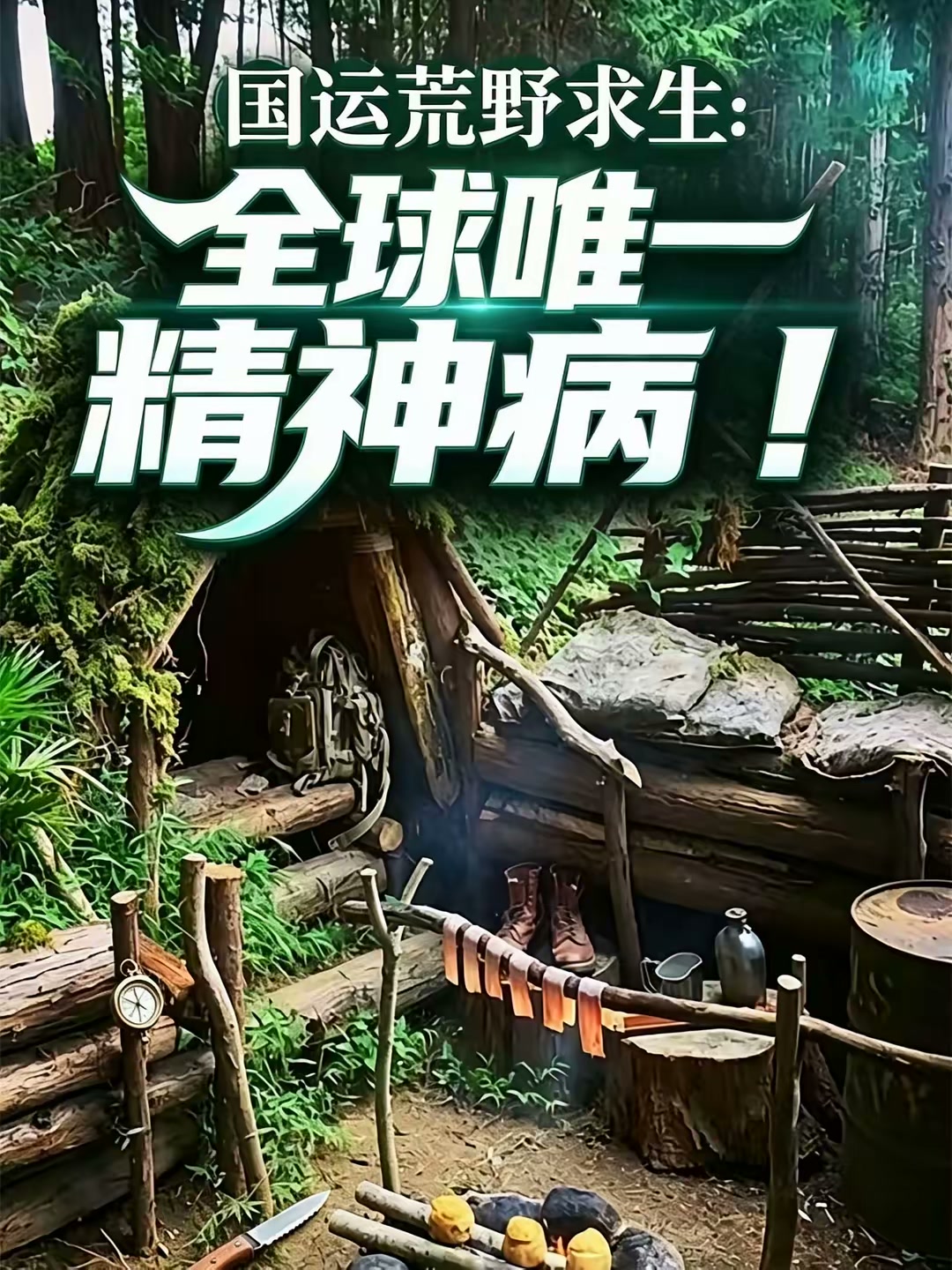 国运荒野求生：全球唯一精神病！封面