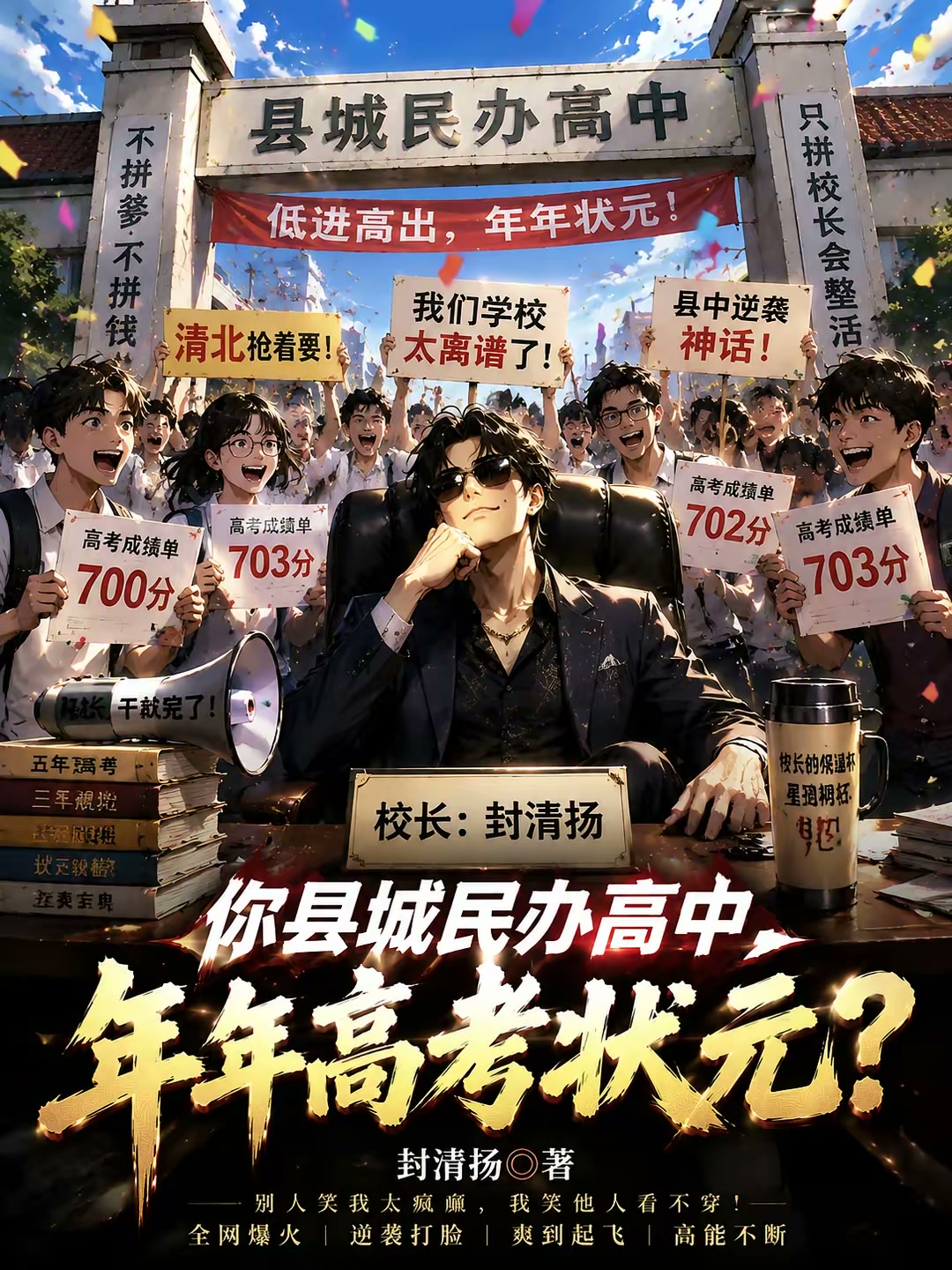 你县城民办高中，年年高考状元？封面