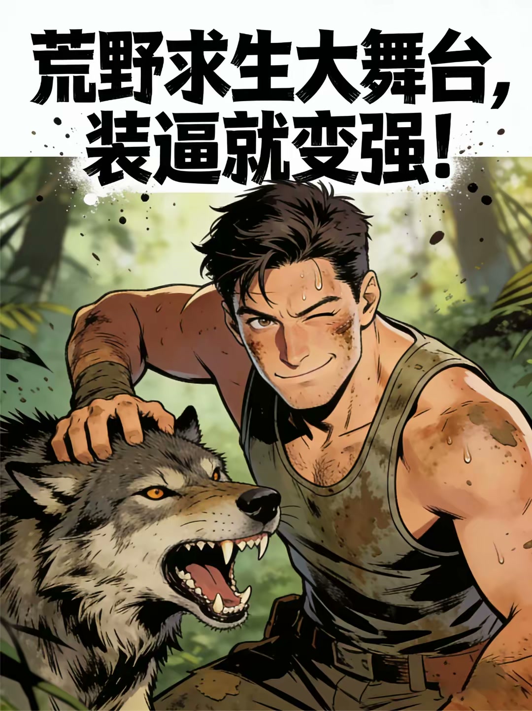 荒野求生大舞台，装逼就变强！封面