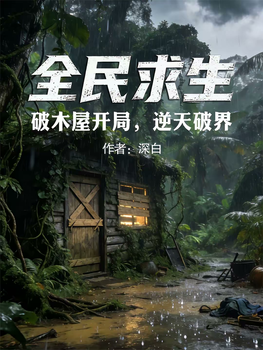 全民求生：破木屋开局，逆天破界封面