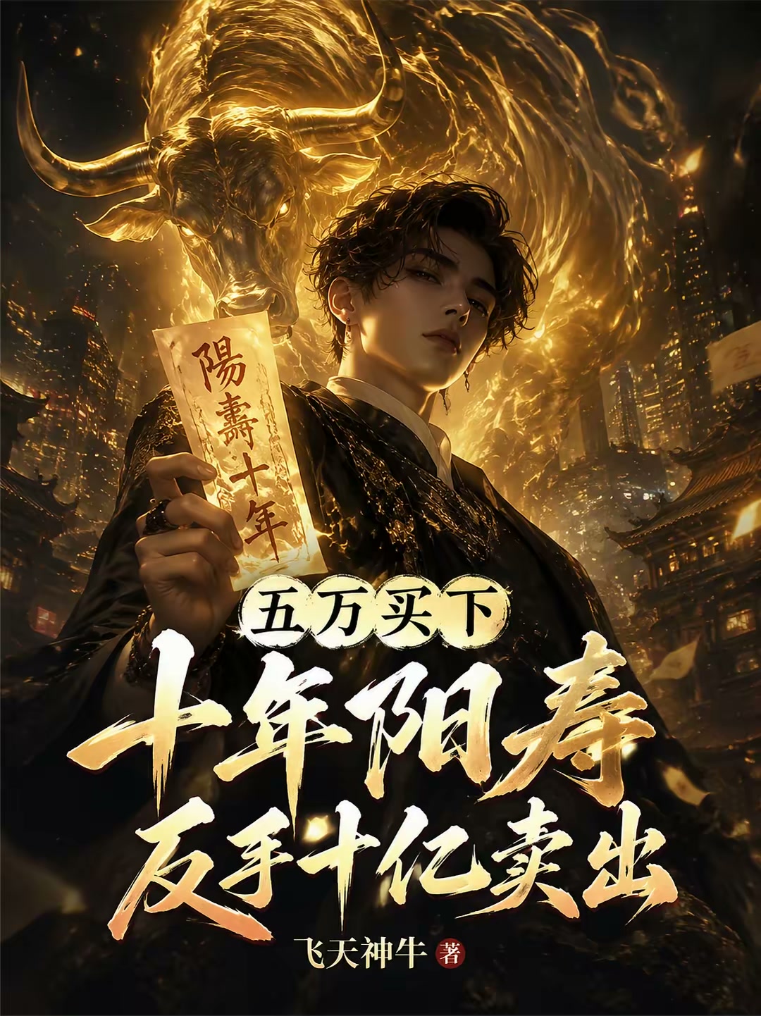 五万买下十年阳寿，反手十亿卖出封面