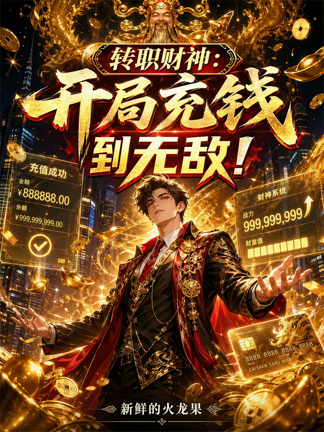 转职财神：开局充钱到无敌！封面