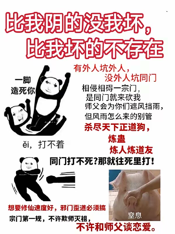 比我阴的没我坏，比我坏的不存在封面
