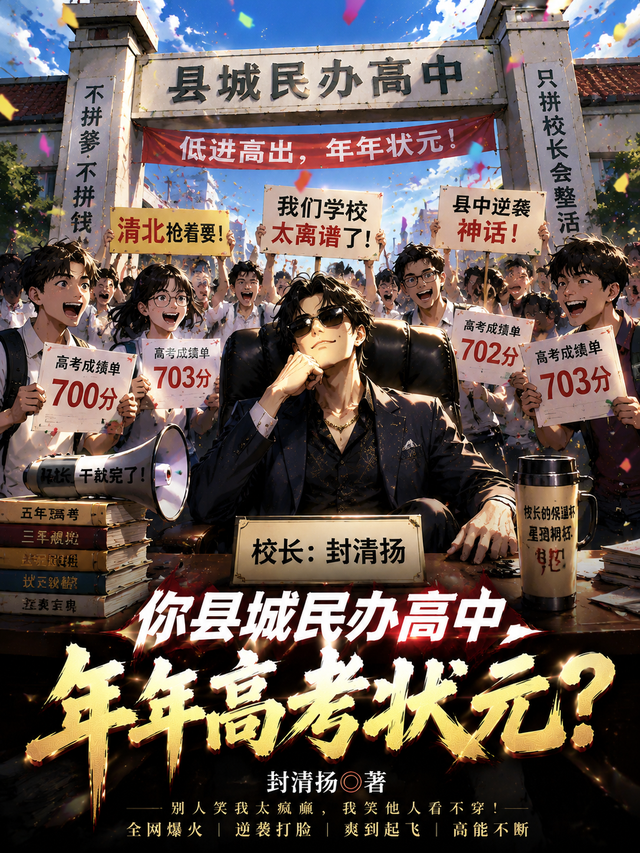 你县城民办高中，年年高考状元？封面