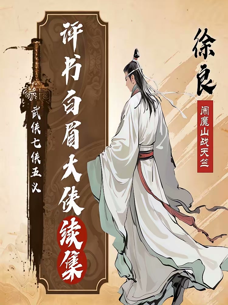 评书白眉大侠续集丨徐良闹魔山战天竺丨武侠七侠五义封面