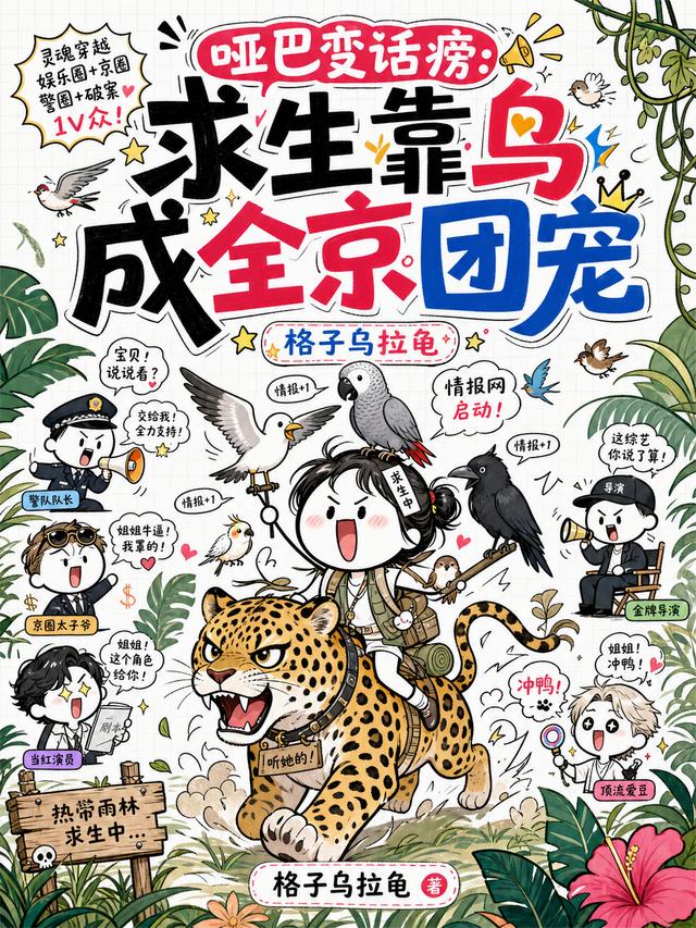 哑巴变话痨：求生靠鸟成全京团宠封面
