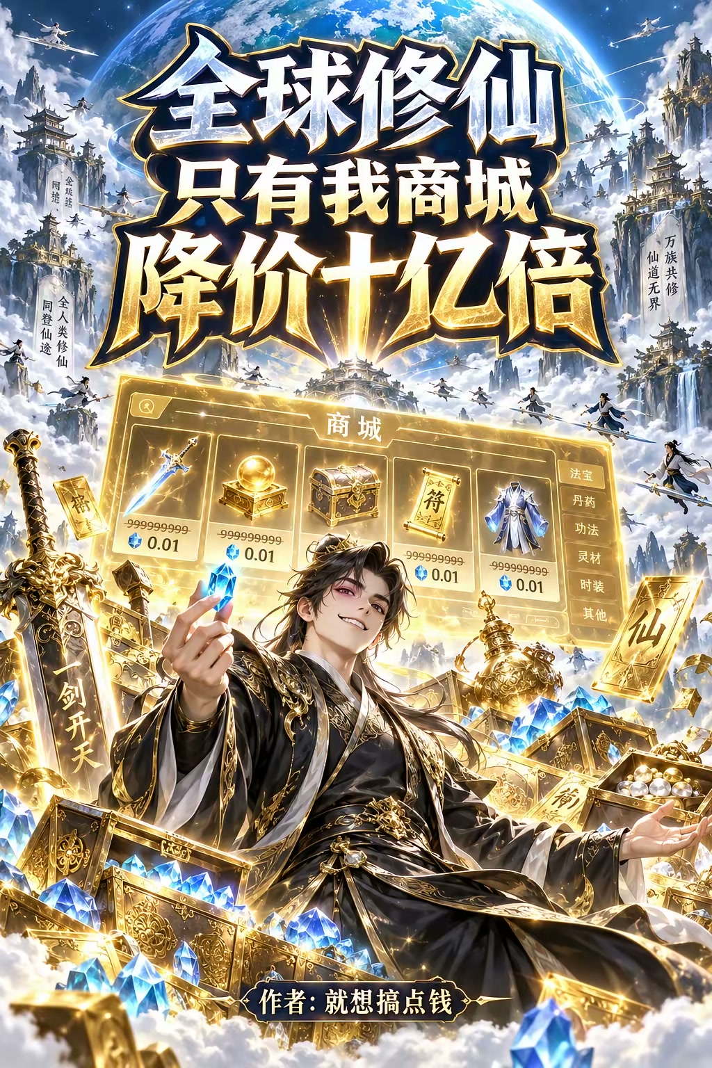 全球修仙：只有我商城降价十亿倍封面