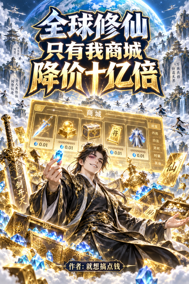 全球修仙：只有我商城降价十亿倍封面