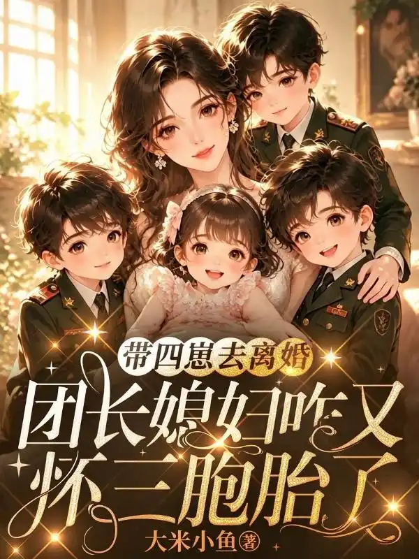 带四崽去离婚，团长媳妇咋又怀三胞胎了封面